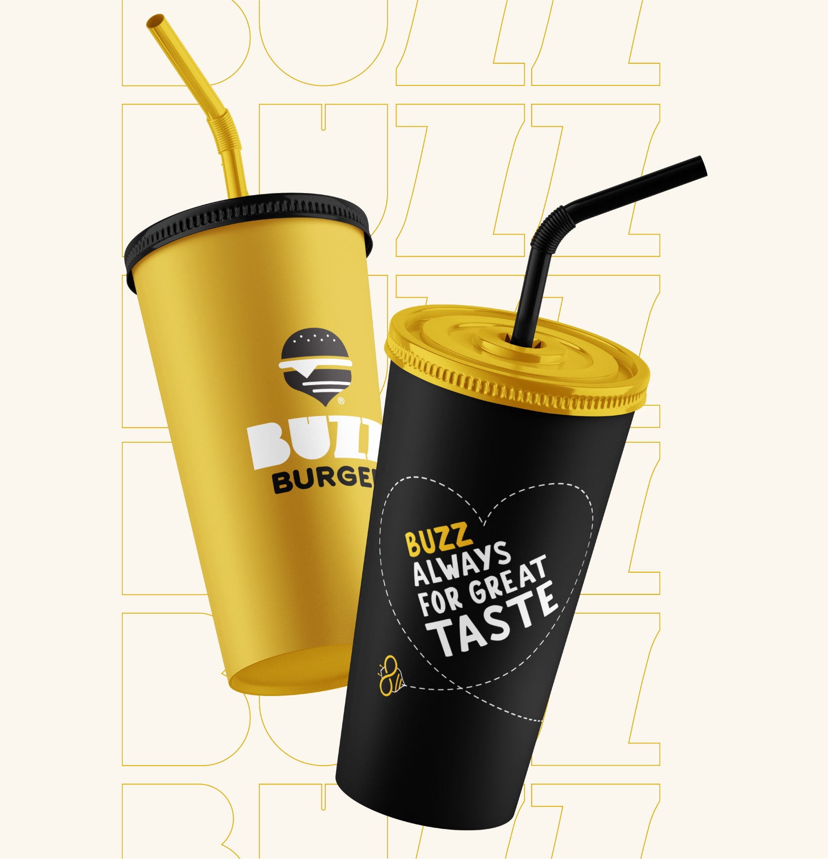 Buzz_Burger_Package_paper_Cup_Design